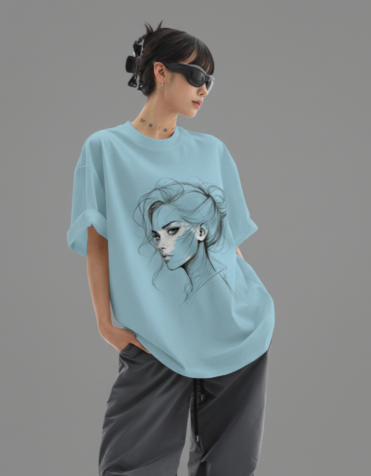ZANKX: Unisex Oversized Classic T-Shirt